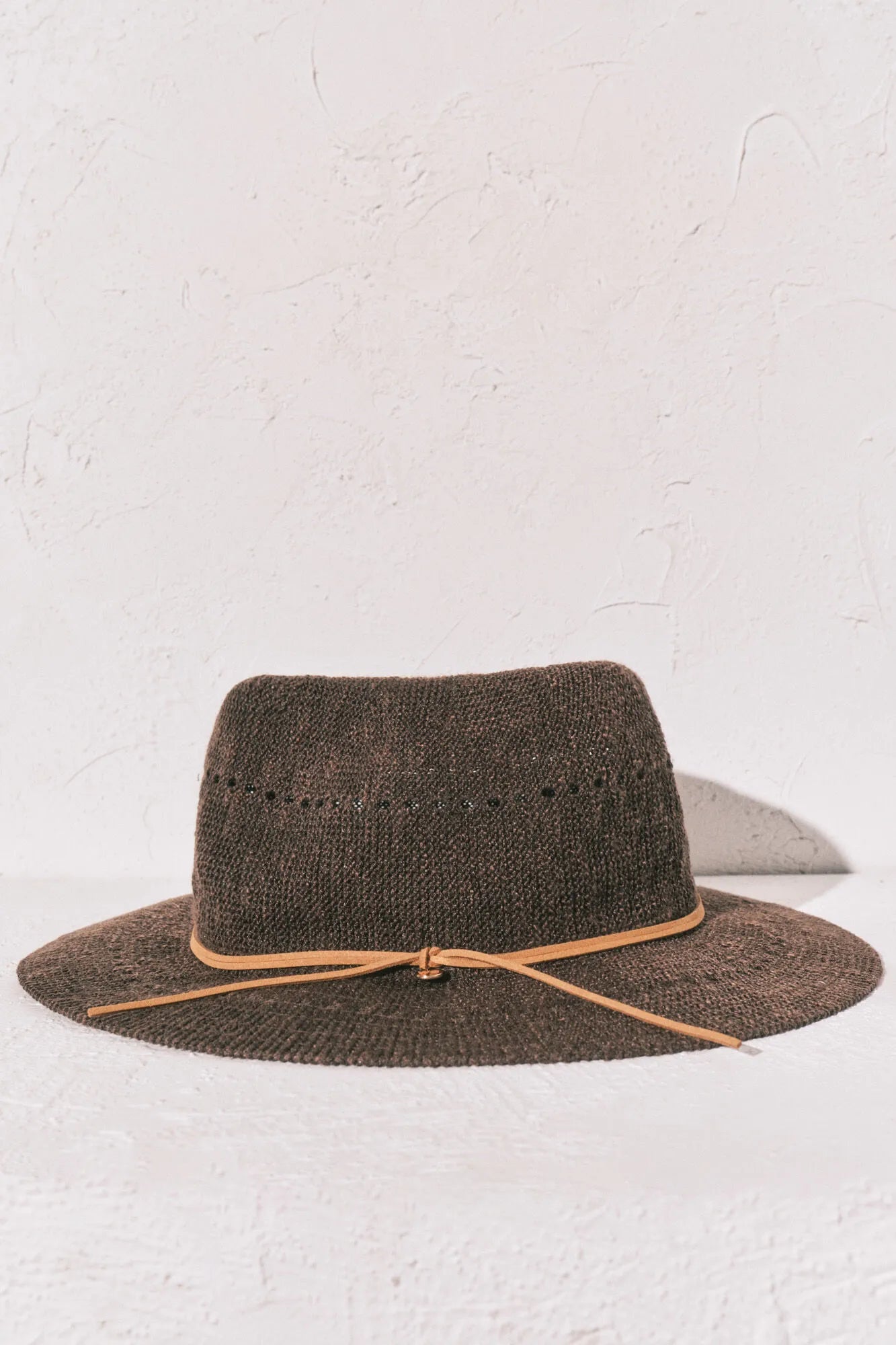 Women Secret Medium Brown Women Brown Raffia Effect Hat SKU: 4383157_31 Image 01