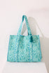 Women Secret_Quilted Bag with Floral and Striped Print_4389646_19_01