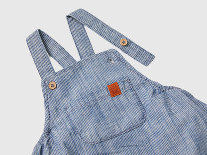 Striped Chambray Dungarees_43Huat00Y_901_03