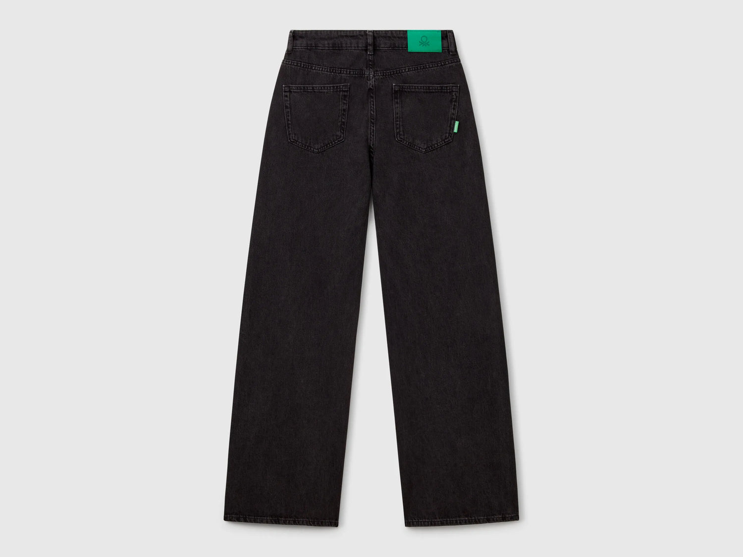 Benetton Black Women Wide-Fit Jeans SKU: 43UNDE02B_800 Image 06
