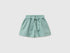 Benetton Aqua Girls Linen Blend Shorts with Sash SKU: 43WBC904H_30V Image 01