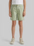 Benetton Light Green Boys Linen Blend Shorts SKU: 43WBC904I_218 Image 00