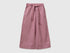 Benetton Mauve Girls Linen Blend Trousers with Sash SKU: 43WBCF01W_04Z Image 01