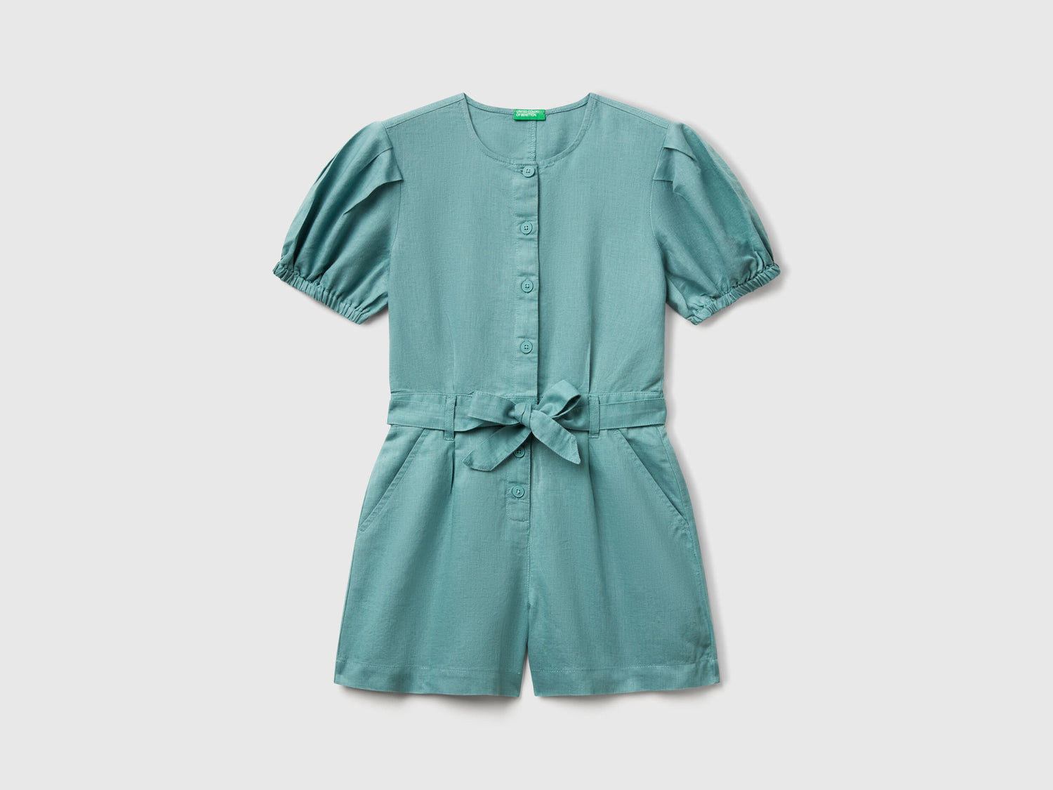 Benetton_Jumpsuit with Sash in Linen Blend_43WBCT014_034_01
