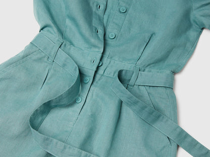 Benetton_Jumpsuit with Sash in Linen Blend_43WBCT014_034_03