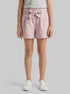 Benetton Pink Girls Linen Blend Shorts with Sash SKU: 43WBG9037_0C3 Image 00