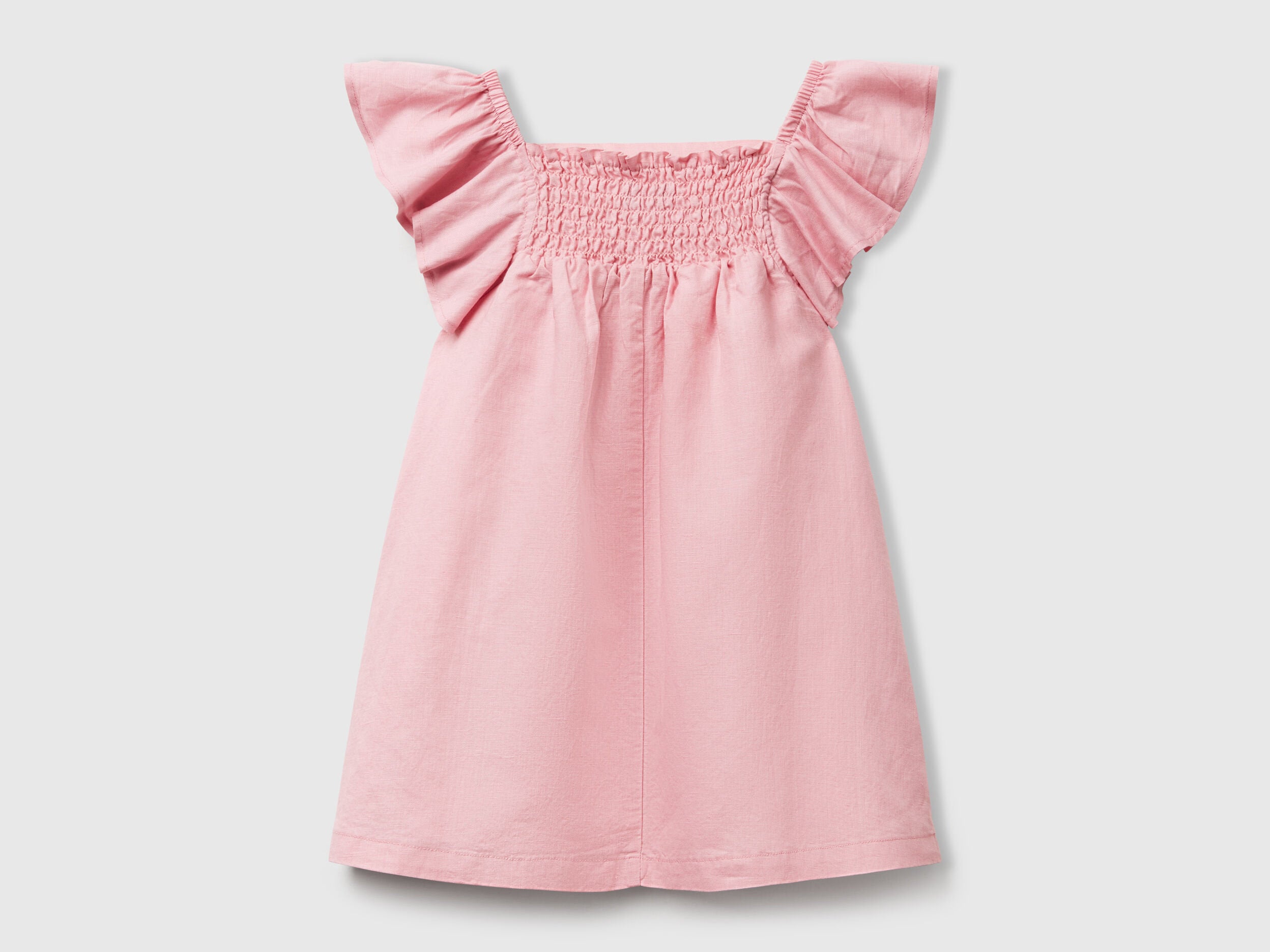 Benetton_Sleeveless Dress with Flower Applique_43WBGV026_09J_02