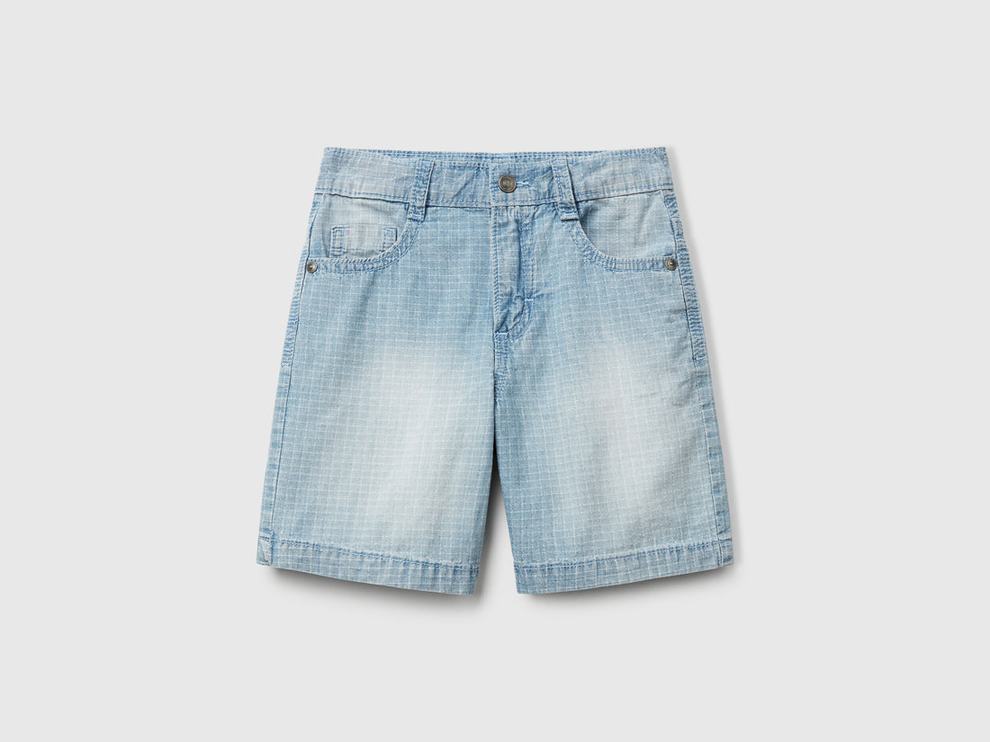 Benetton_Straight Check Shorts_43Z9G902R_902_01