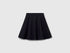 Benetton Black Girls Skirt in Viscose Blend SKU: 43ZGC000V_100 Image 01