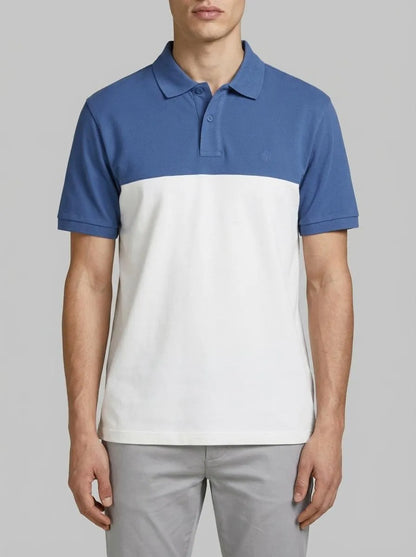 Springfield Blue Men PiquŽ Regular Fit Polo Shirt SKU: 4403093_14 Image 00