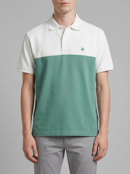 Springfield Green Men PiquŽ Regular Fit Polo Shirt SKU: 4403093_25 Image 00