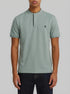 Springfield Green Men PiquŽ Henley Slim Fit Polo Shirt SKU: 4403100_25 Image 00