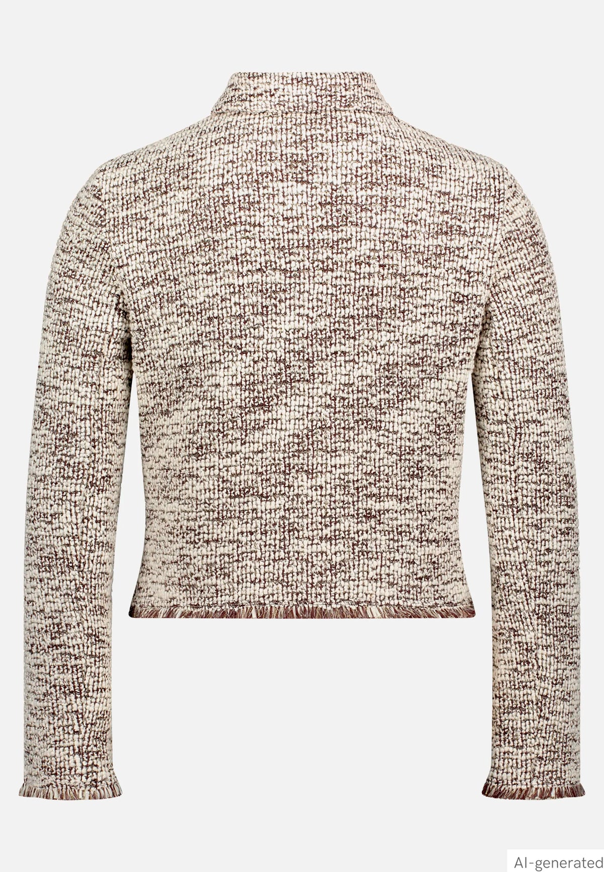 Betty Barclay Nature/Brown Women BouclŽ Jacket with Buttons SKU: 4407-1135_1807 Image 06