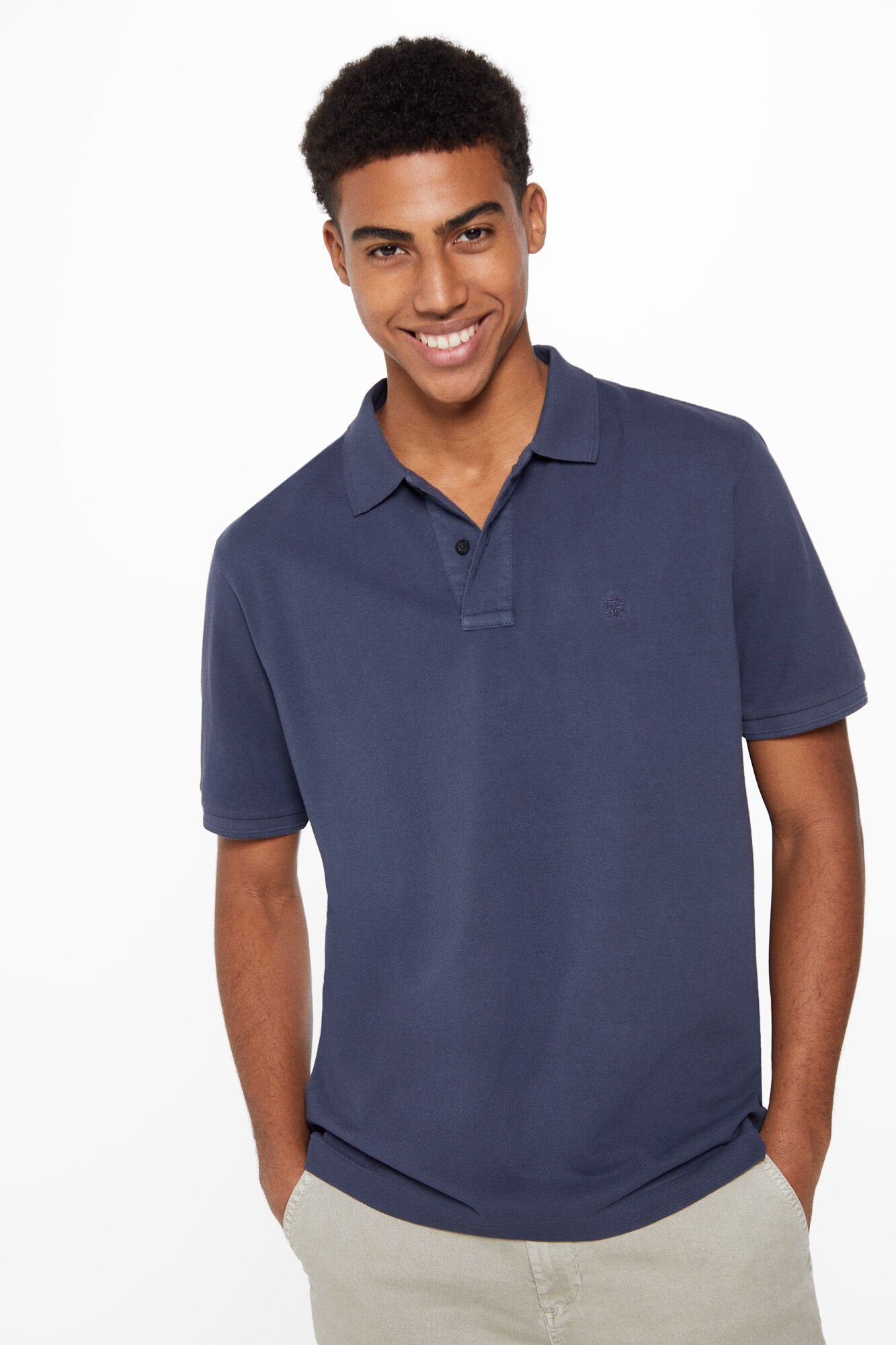Classic Polo Shirt With Monochrome Logo_4407017_11_06