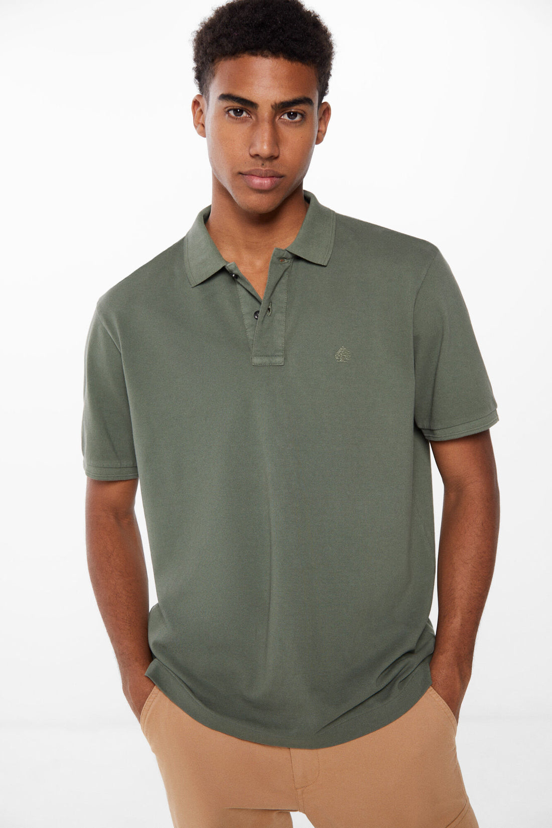 Classic Polo Shirt With Monochrome Logo_4407017_21_01