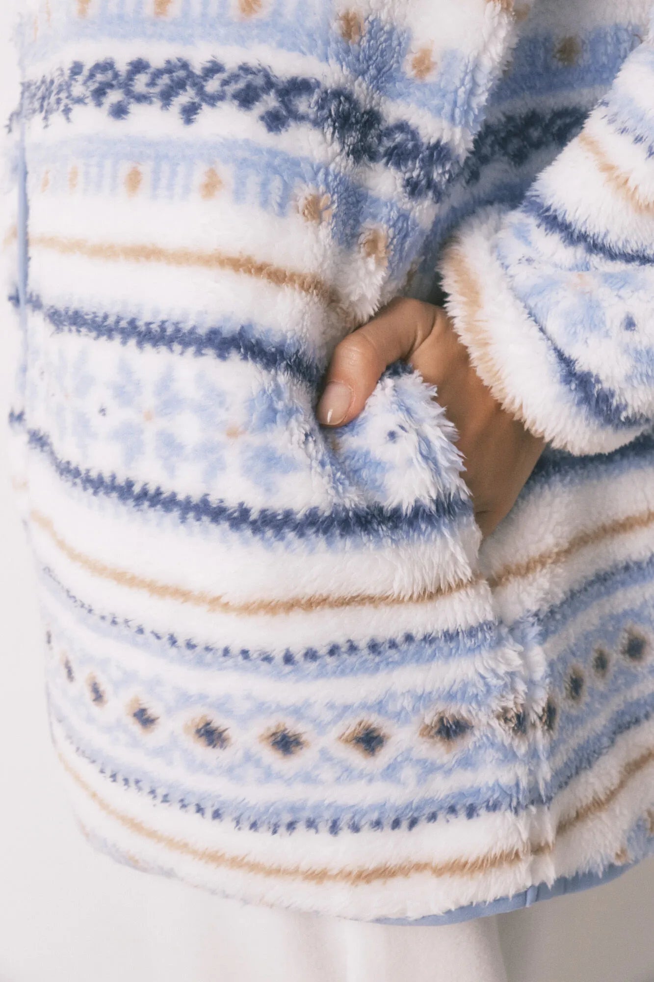 Women Secret_Blue Print_Snoopy Hood Robe with Borders_4412218_19_02