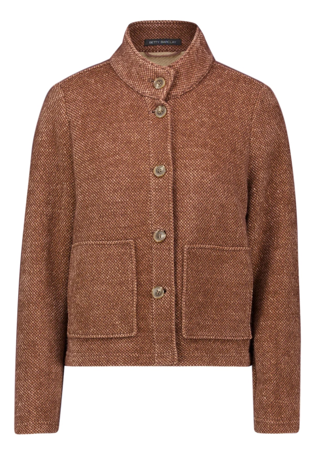 Betty Barclay Dark Coffee Women Blazer Jacket SKU: 4418-1689_7048 Image 01