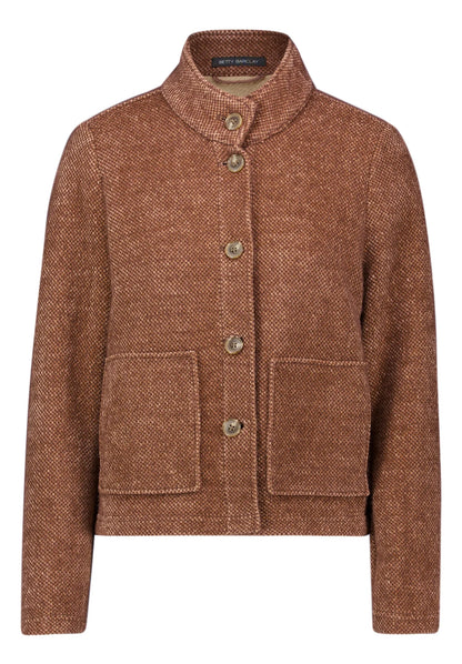 Betty Barclay Dark Coffee Women Blazer Jacket SKU: 4418-1689_7048 Image 01