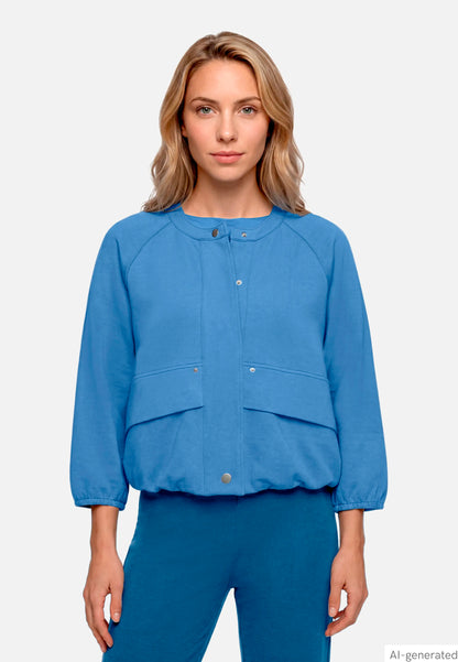 Betty Barclay Blue Horizon Women Blouson with 3/4 Sleeves SKU: 4431-1659_8427 Image 01