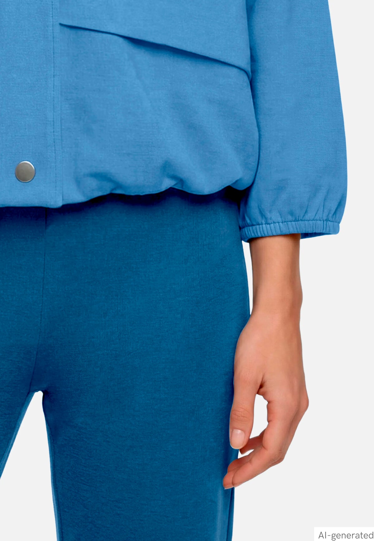 Betty Barclay Blue Horizon Women Blouson with 3/4 Sleeves SKU: 4431-1659_8427 Image 07