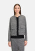 Betty Barclay_Black/Grey_Jersey Jacket with Fringes_4438-3055_9893_01