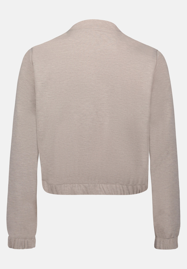 Betty Barclay_Dark Cream Melange_Long-Sleeved Blouson_4442-3480_1714_05