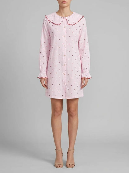 Women Secret_Pink_Cotton Peter Pan Collar Nightgown_4443616_73_00