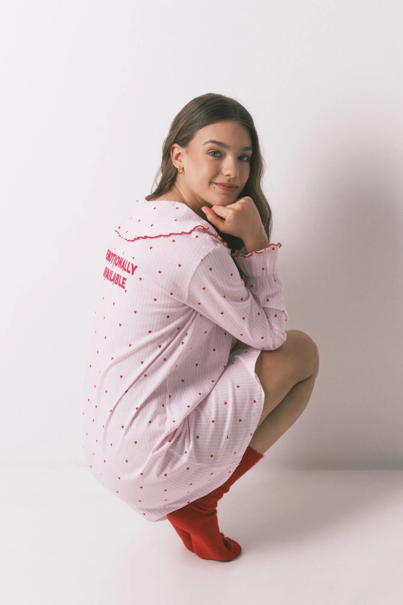 Women Secret_Pink_Cotton Peter Pan Collar Nightgown_4443616_73_02