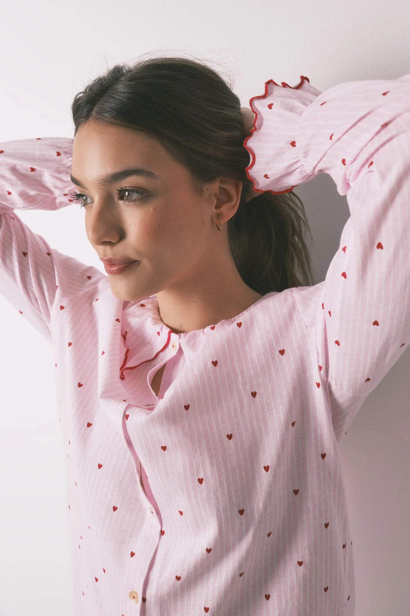 Women Secret_Pink_Cotton Peter Pan Collar Nightgown_4443616_73_05