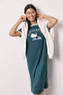 Women Secret Bottle Women Green Cotton Nightgown Hello Kitty SKU: 4443621_20 Image 01