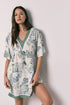 Women Secret Medium Khaki Women Printed Short Camisole SKU: 4443624_92 Image 01