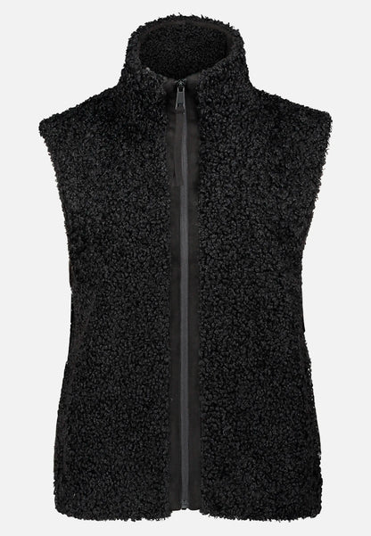 Betty Barclay_Black_Faux Fur Vest with Pockets_4447-3278_9045_04