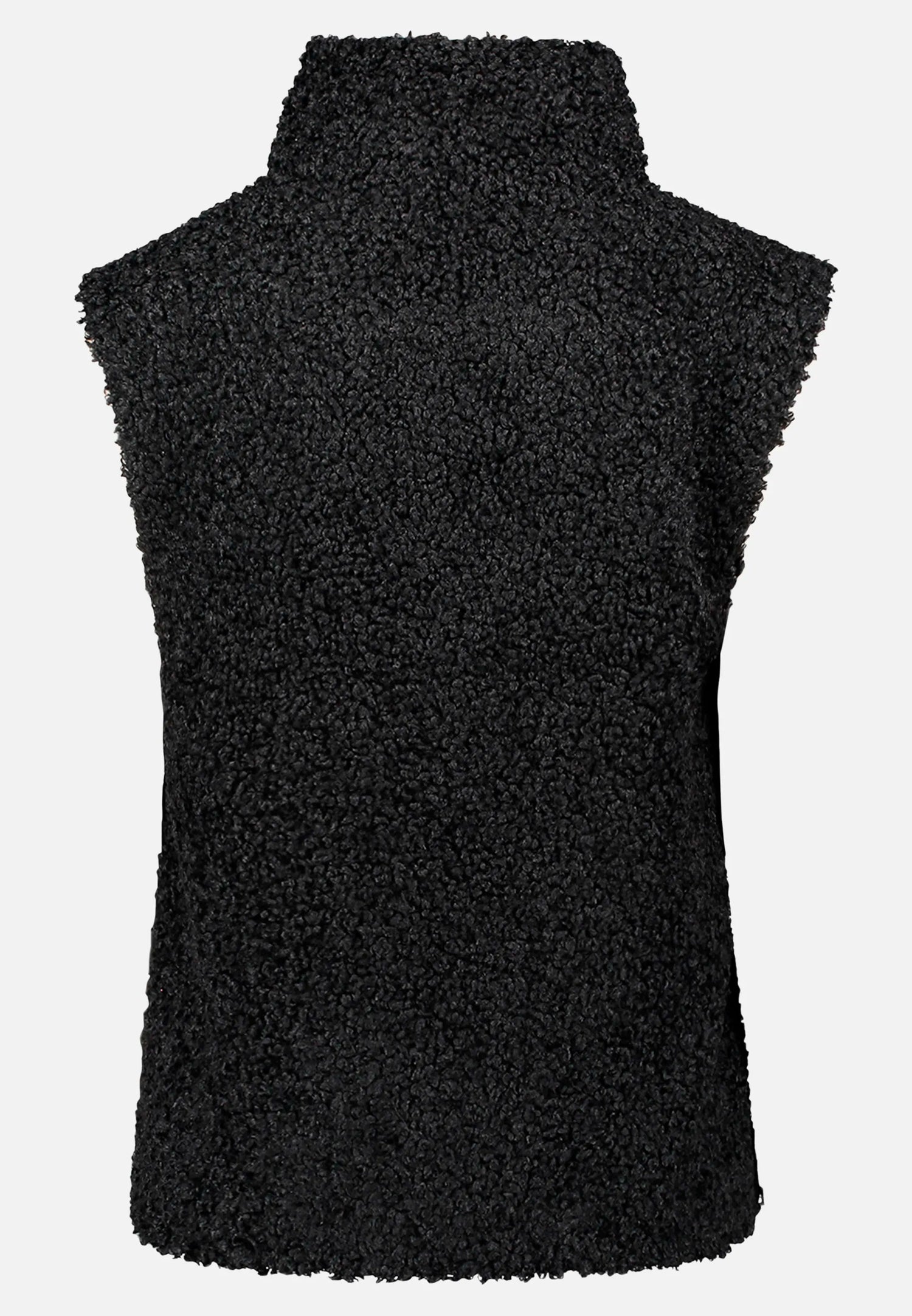 Betty Barclay_Black_Faux Fur Vest with Pockets_4447-3278_9045_05