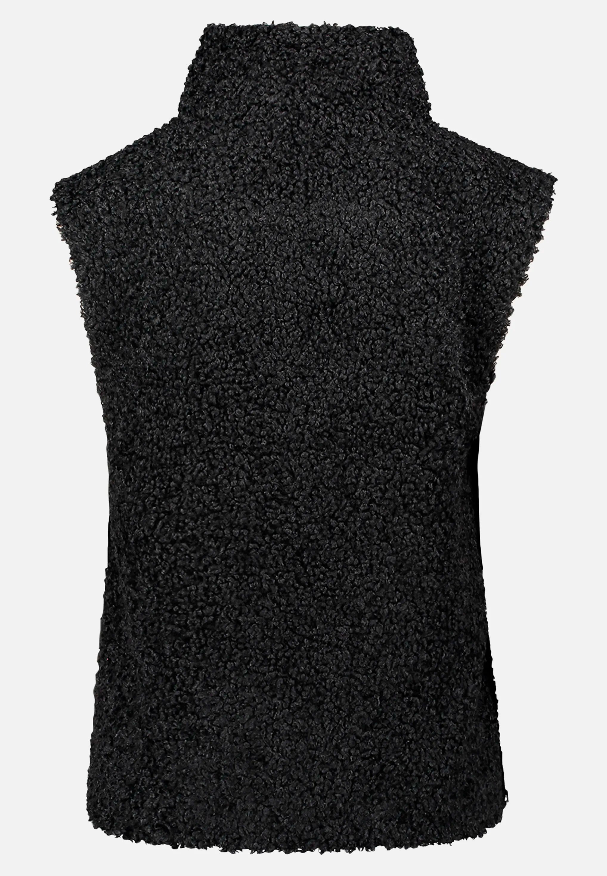 Betty Barclay_Black_Faux Fur Vest with Pockets_4447-3278_9045_05