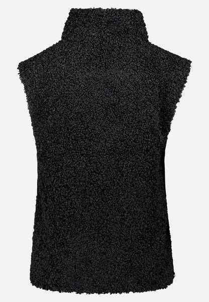 Betty Barclay_Black_Faux Fur Vest with Pockets_4447-3278_9045_05