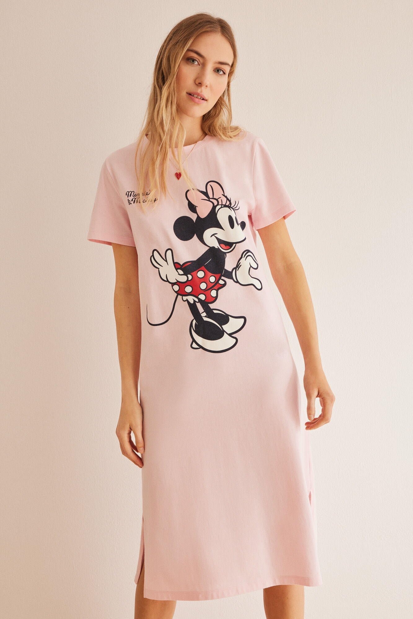 Short Sleeve Medium Nightdress_4447703_71_01