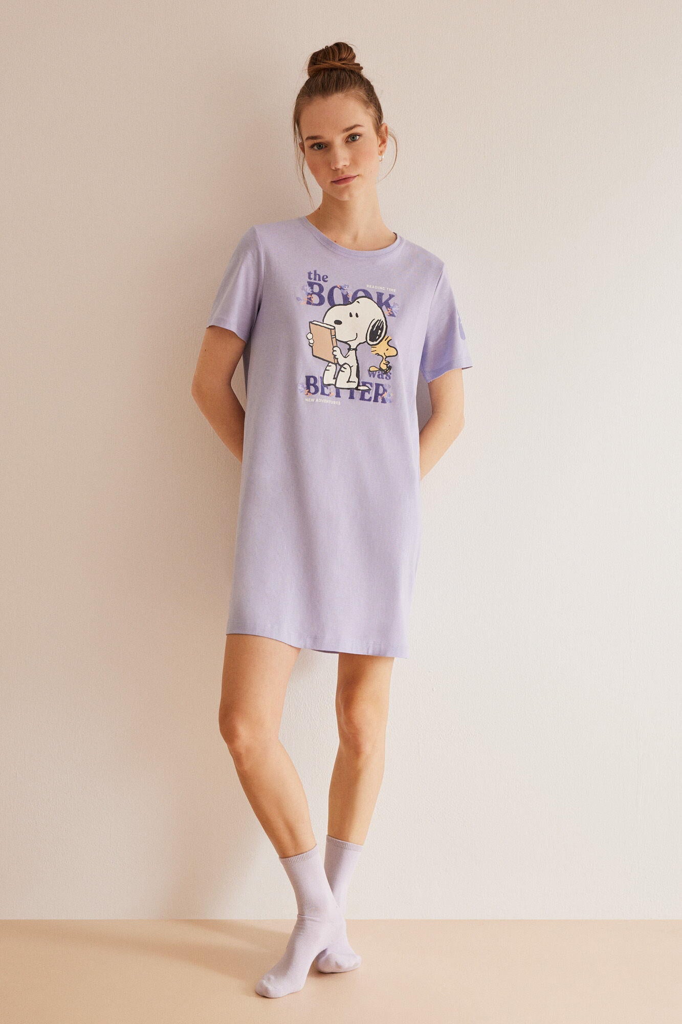 Short Sleeve Short Nightdress_4447706_75_01