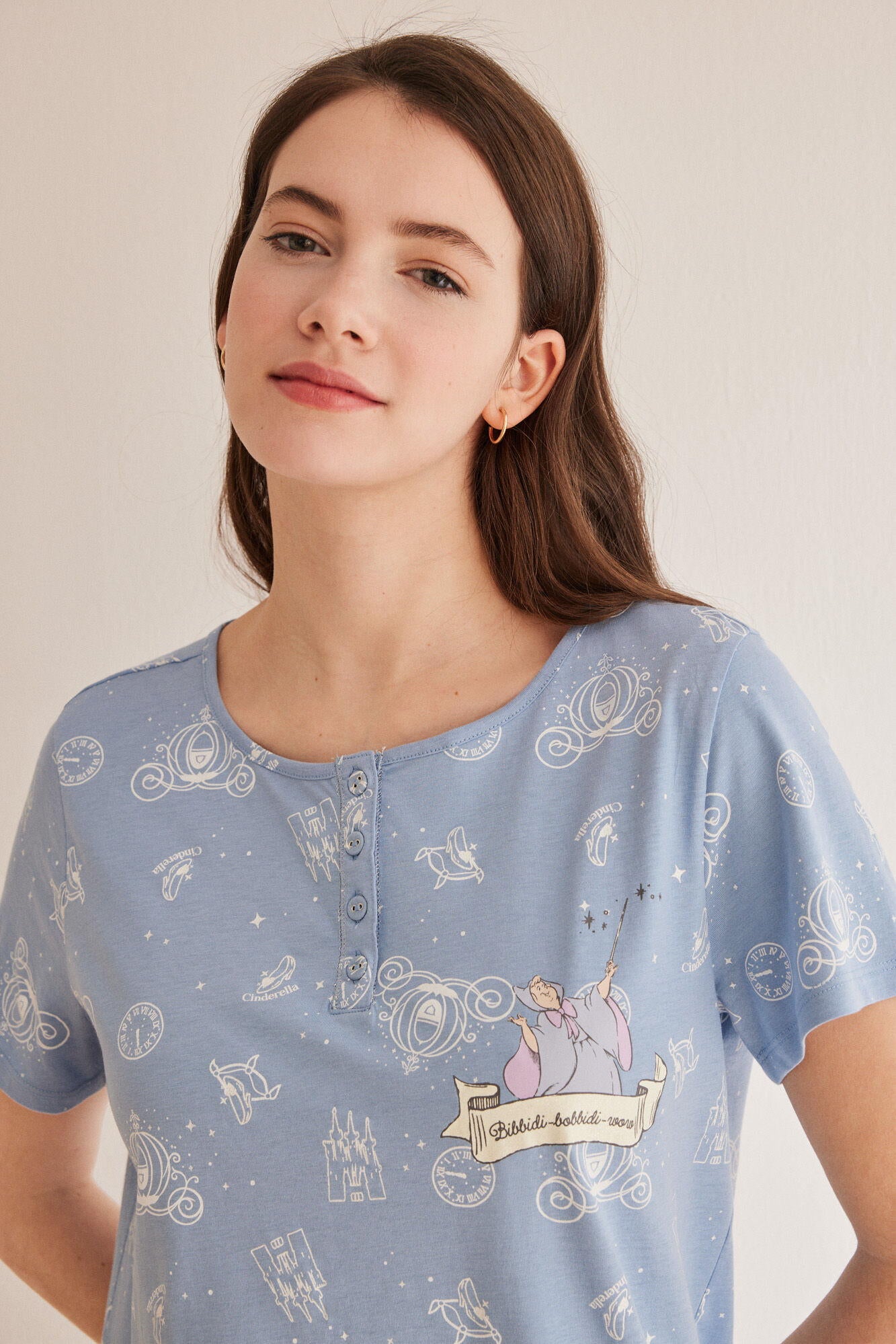 Short Sleeve Medium Nightdress_4447710_12_02