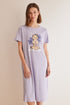 Purple/Lilac Short Sleeves Medium Nightdress_4447712_75_01