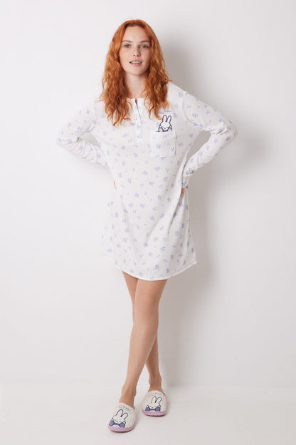 Miffy White Waffle Short Shirt_4448045_97_05