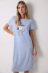 Women Secret_Snoopy Striped Ribbed Midi Nightgown_4449082_16_01