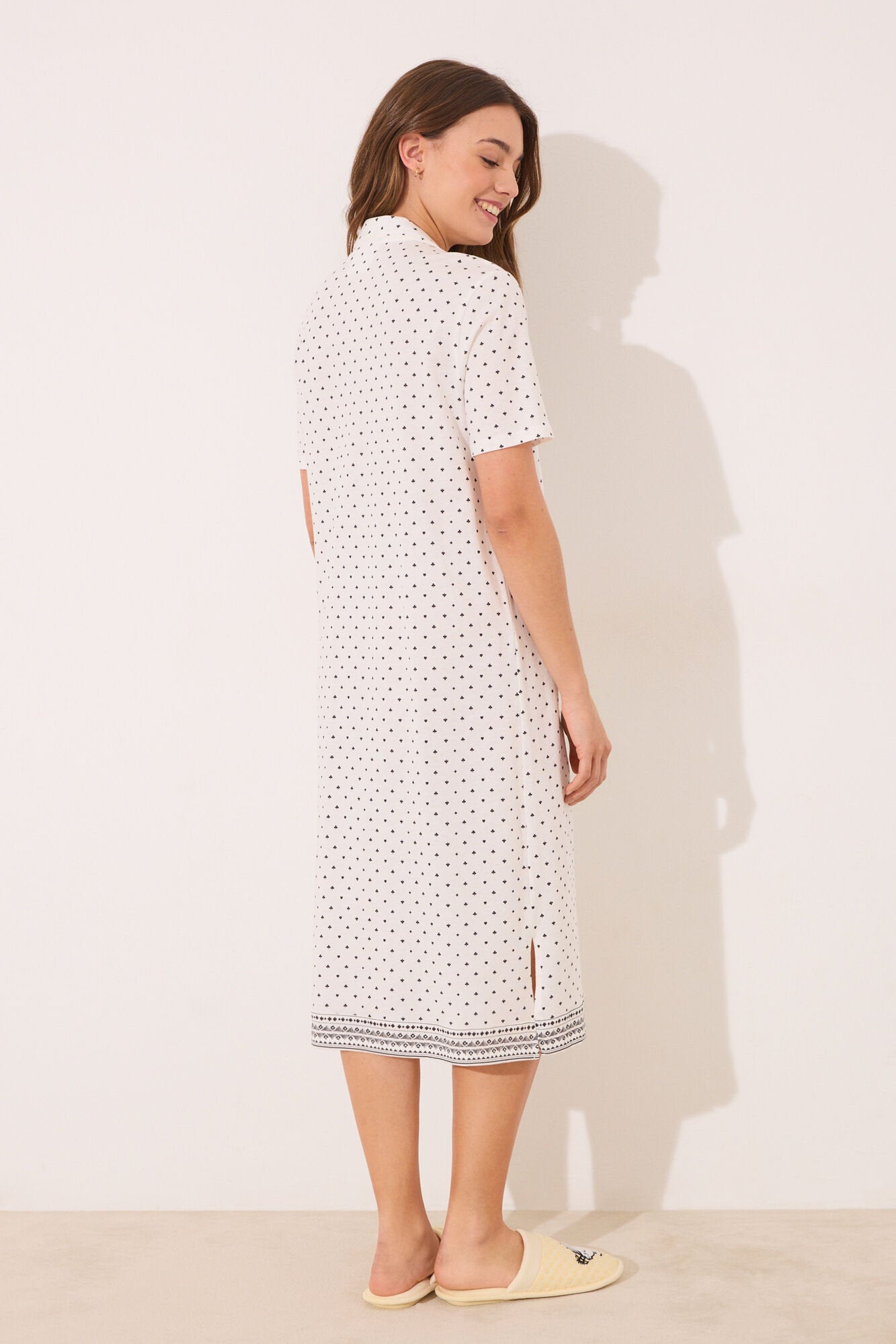 Women Secret_Snoopy Polka-Dots Cotton Nightgown_4449088_96_04
