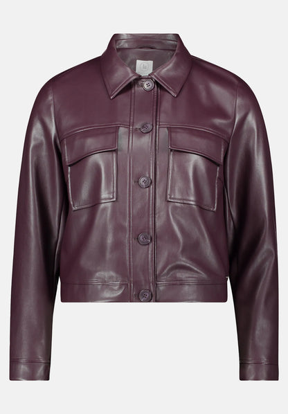 Betty Barclay_Dark Aubergine_Long-Sleeved Leather Jacket_4458-3127_4685_04