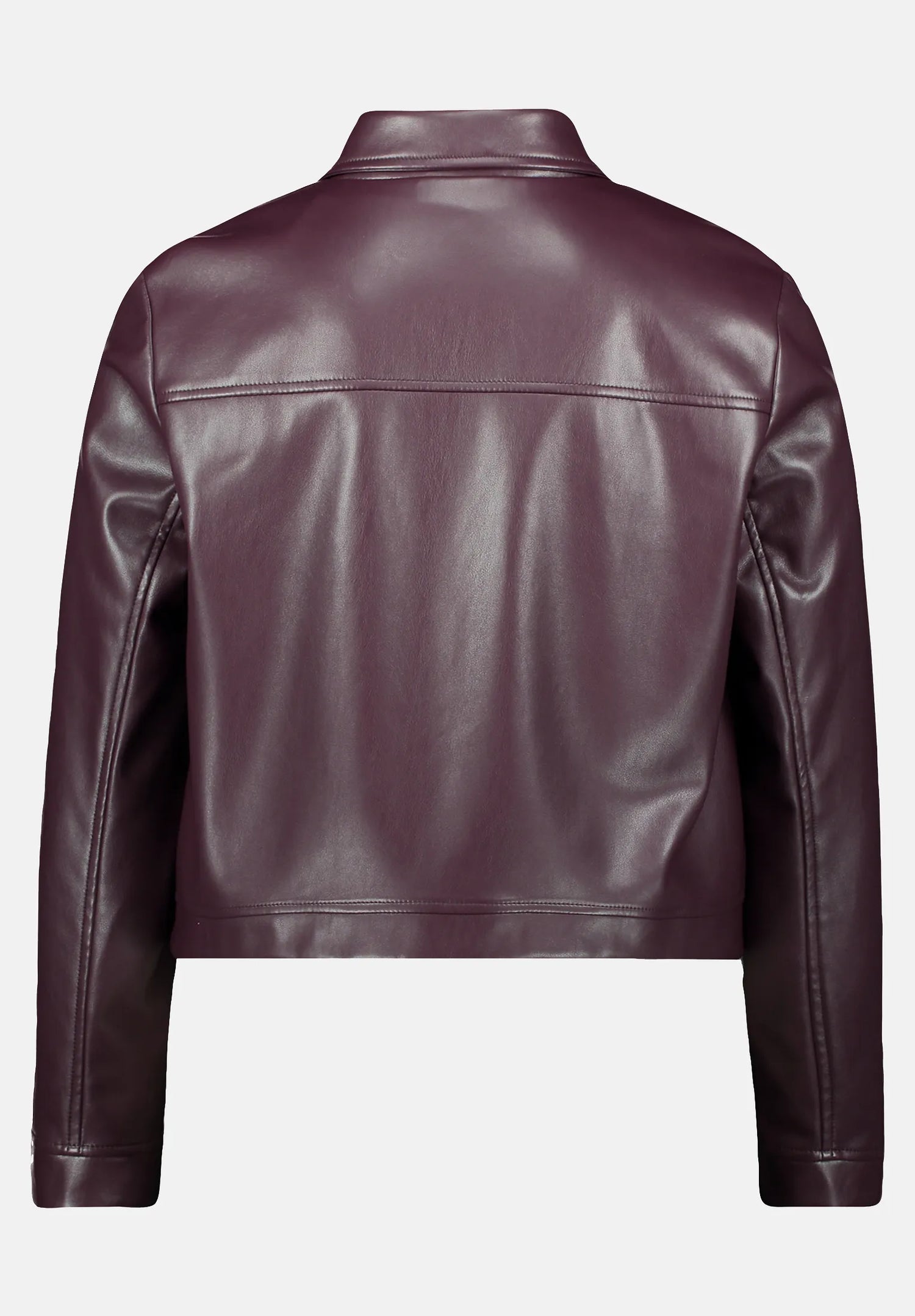 Betty Barclay_Dark Aubergine_Long-Sleeved Leather Jacket_4458-3127_4685_05