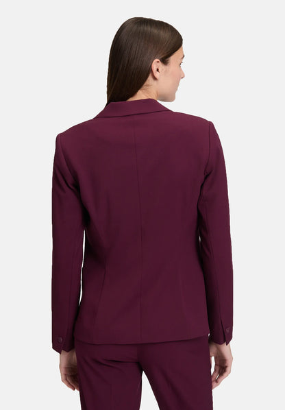 Betty Barclay_Dark Aubergine_Short Blazer with Pockets_4459-3747_4685_03