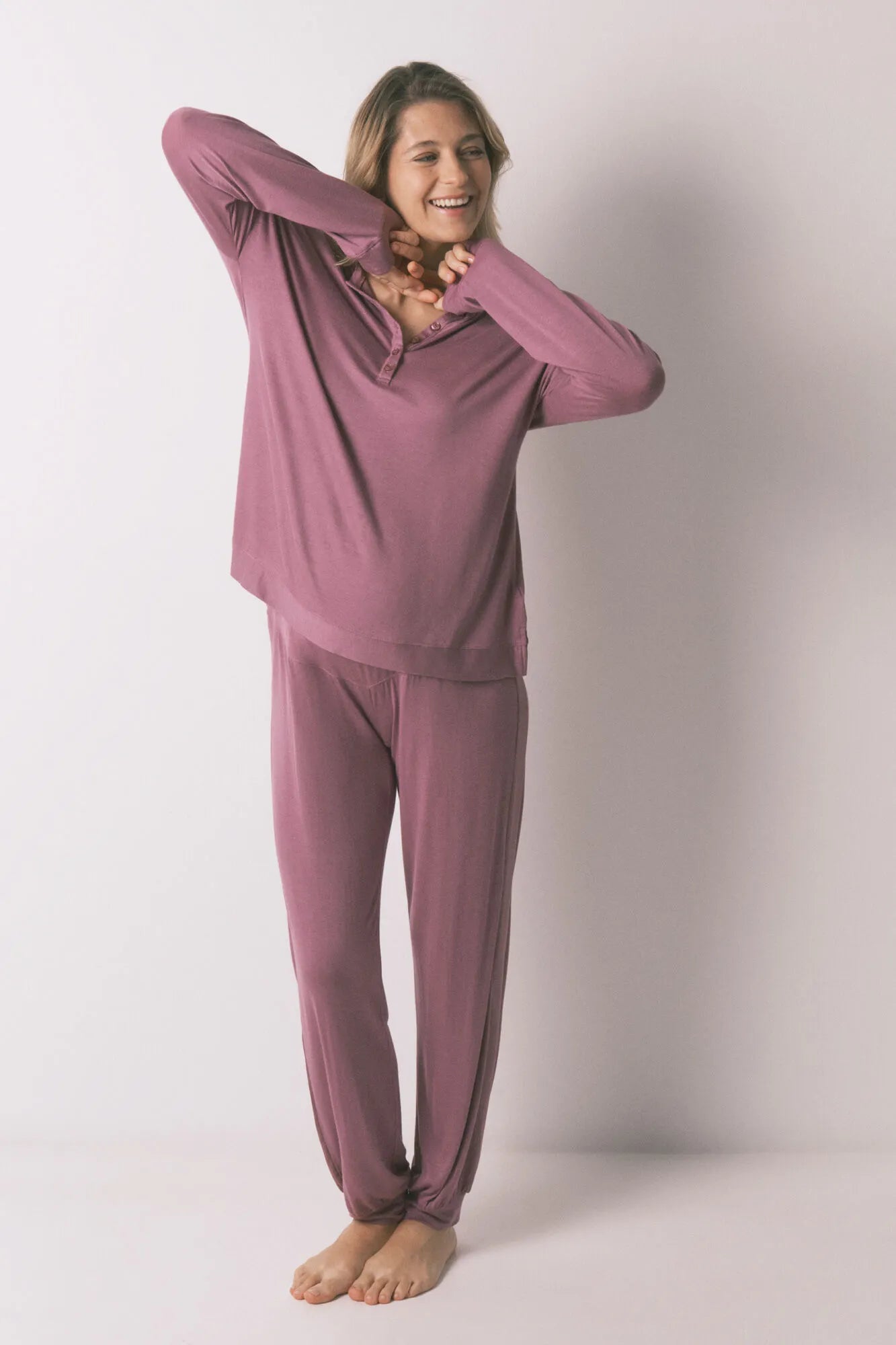 Women Secret_Pink_Pink Super Soft Maternity Long Pyjamas_4463217_72_02