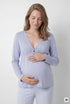 Women Secret Medium Blue Women Blue "Maternity" Capri Pyjamas SKU: 4464357_12 Image 01
