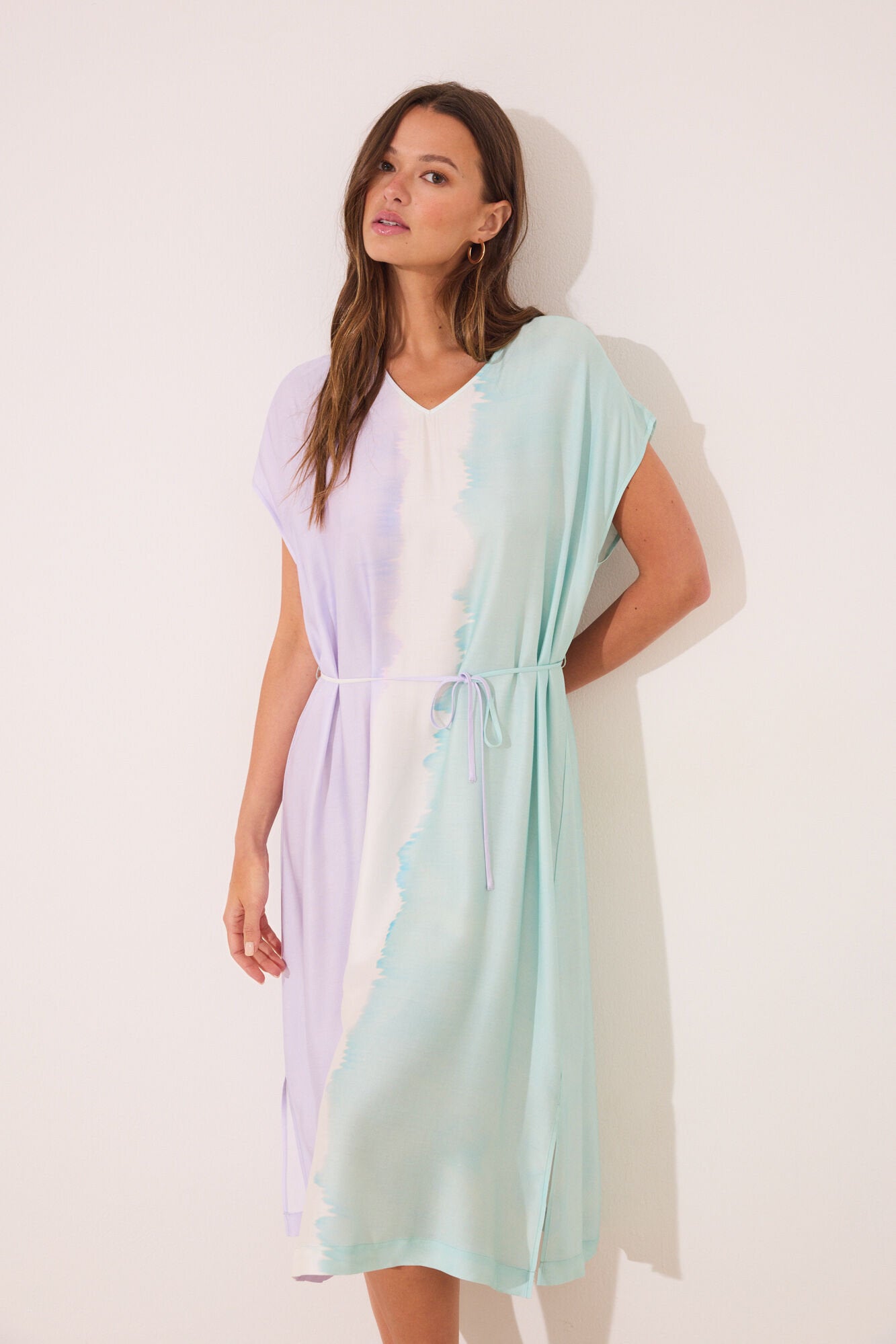 Women Secret_Long Tie-Dye Viscose Dress_4472472_98_01