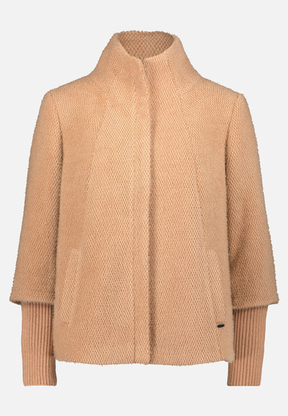 Betty Barclay_Golden Camel_Cozy Jacket with Ribbed Cuffs_4474-3267_7030_04