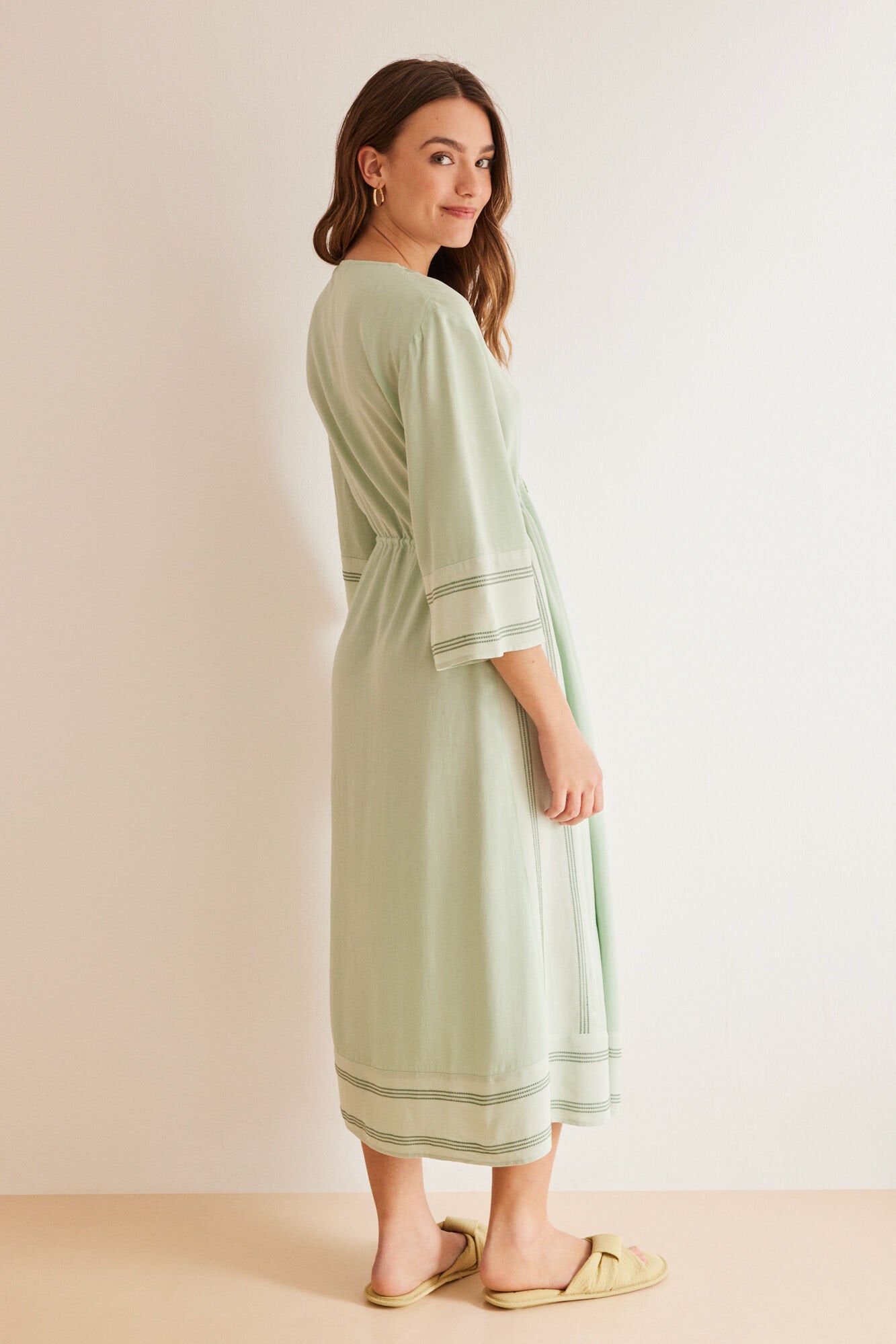 Green Long Sleeves Long Dress_4477737_22_06